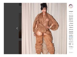 Chcemy, żeby dało się to "odzobaczyć"... Półnaga Rihanna w butach sięgających krocza. FOTO