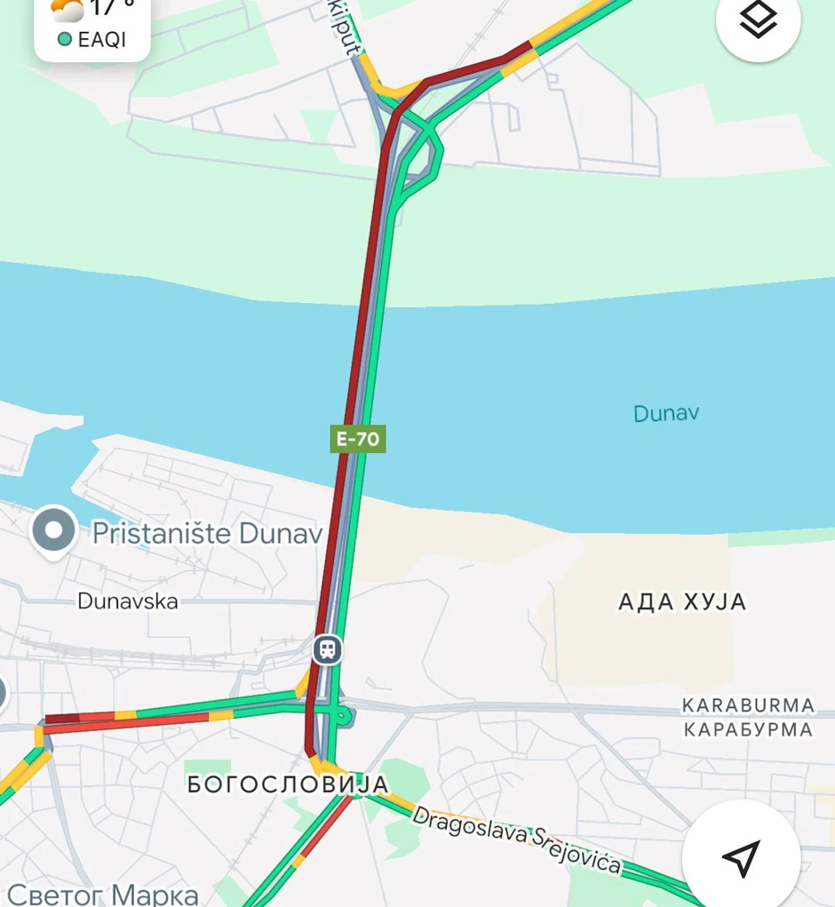 gužve Pančevački most