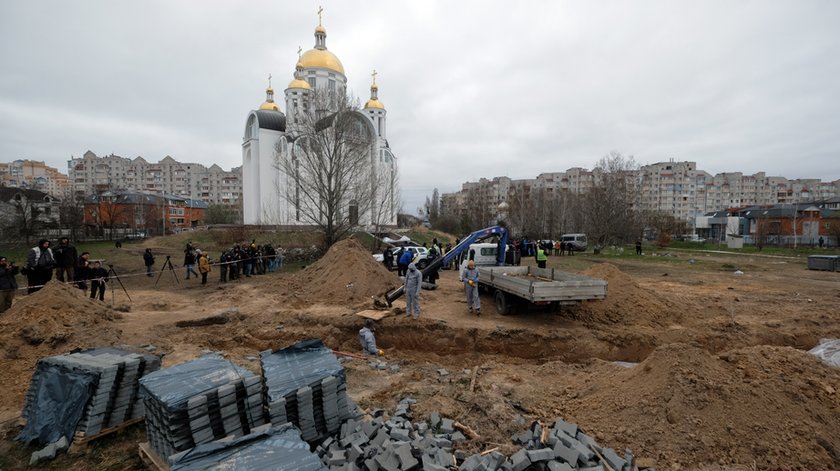 Ludzie Putina zgotowali mieszkańcom podkijowskiej Buczy piekło. 