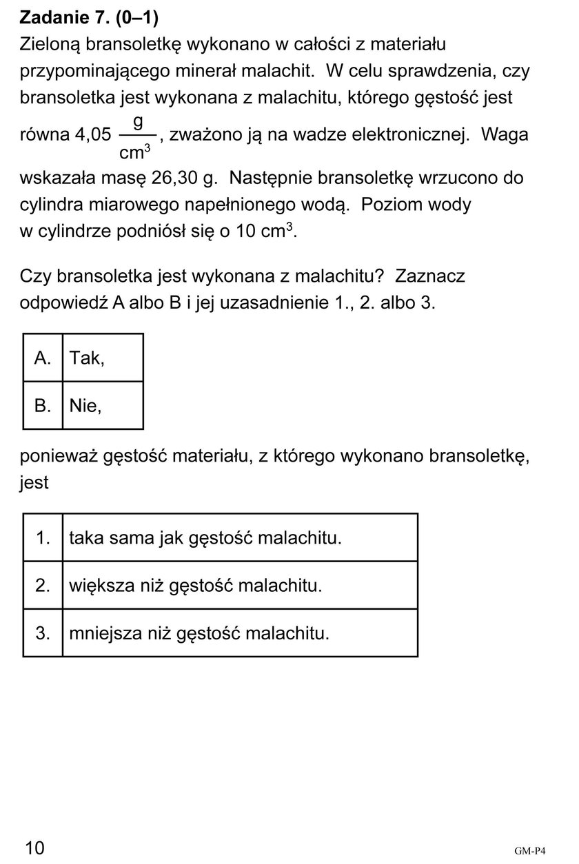 Egzamin Gimnazjalny 2018: Część matematyczno-przyrodnicza. Odpowiedzi i Arkusze CKE