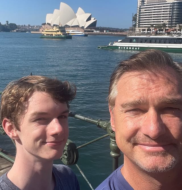 Austrálsky herec Martin Grelis,