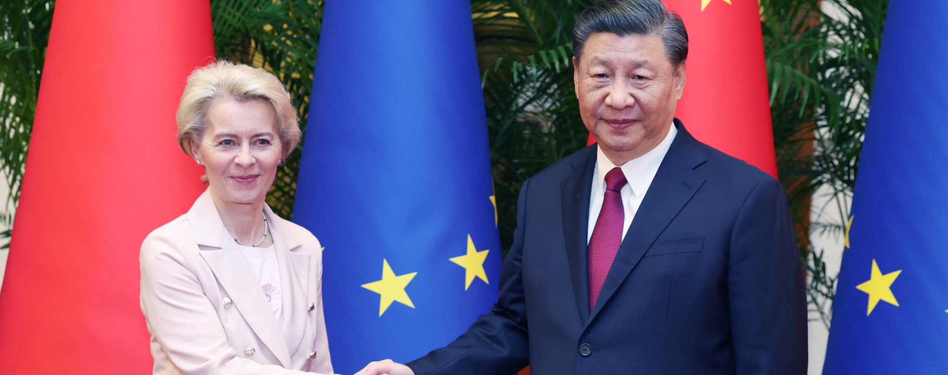 Ursula von der Leyen i Xi Jinping