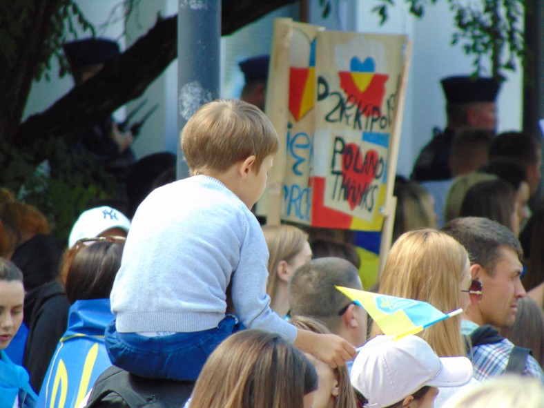 Protest pod ambasadą Rosji