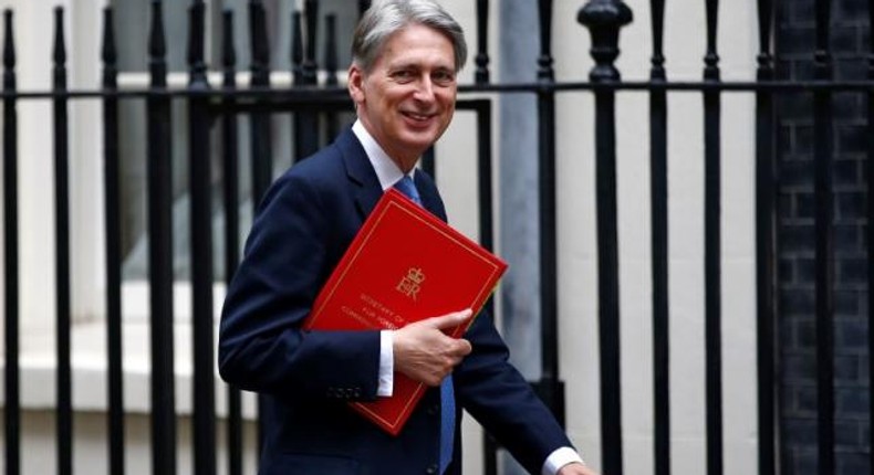 UK must consider pace of deficit reduction - finance minister Hammond