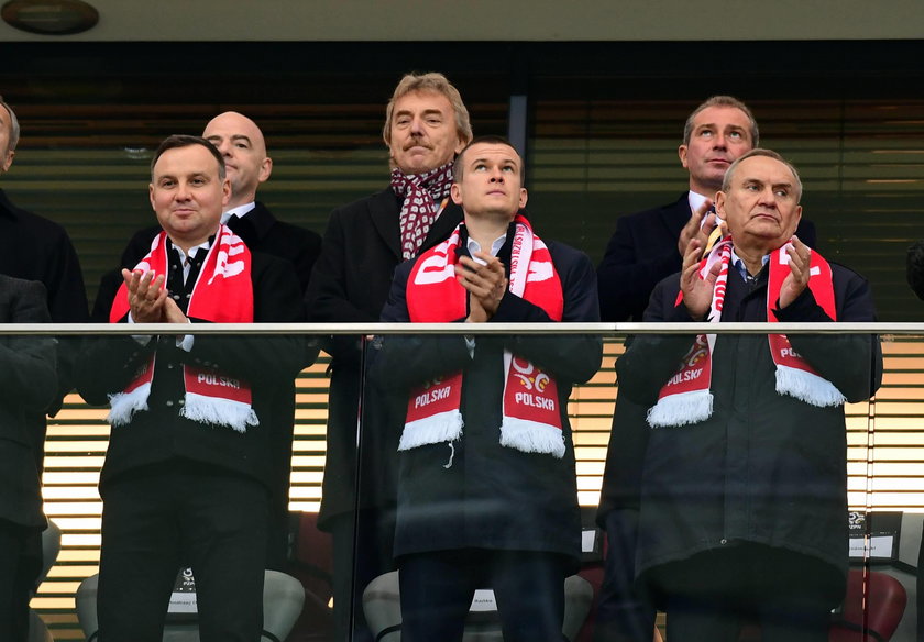 Andrzej Duda, Zbigniew Boniek i Witold Bańka