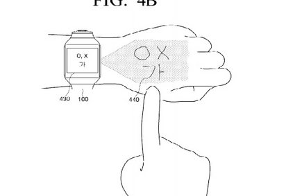 Ciekawy patent Samsunga. Zegarek z interfejsem wyświetlanym na dłoni