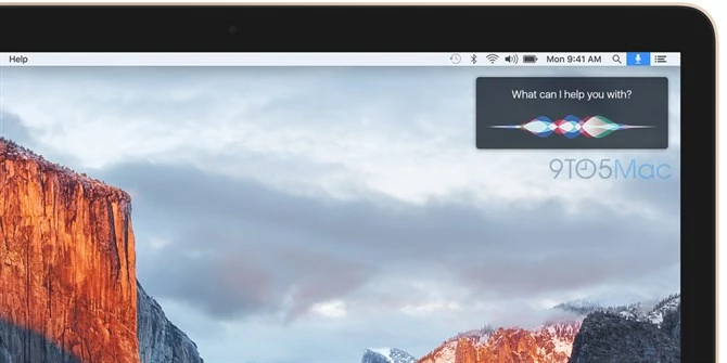 Wizualizacja interfejsu Siri w OS X 10.12