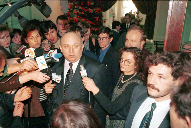 Józef Oleksy w Sejmie -  21 XII 1995 r.