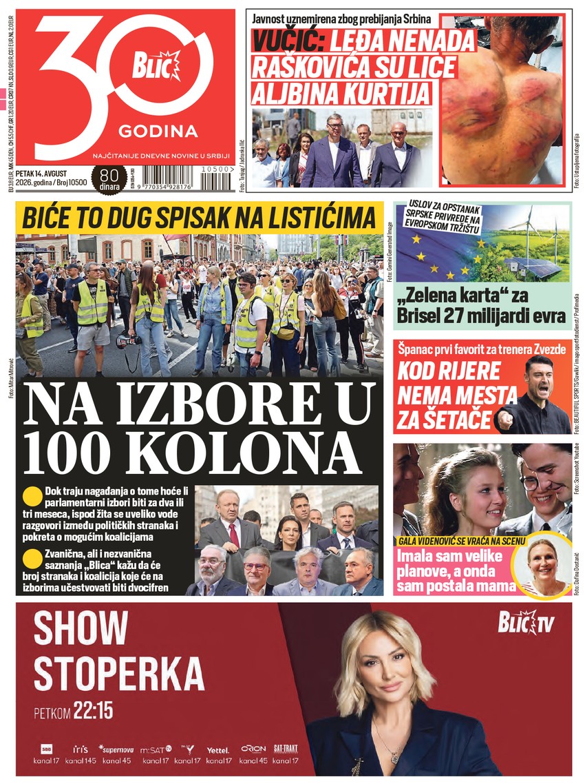 Naslovna Blic
