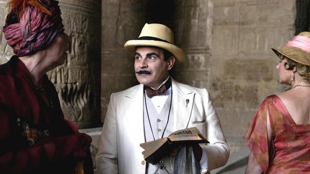 David Suchet jako Hercules Poirot w 9. sezonie serialu "Poirot"