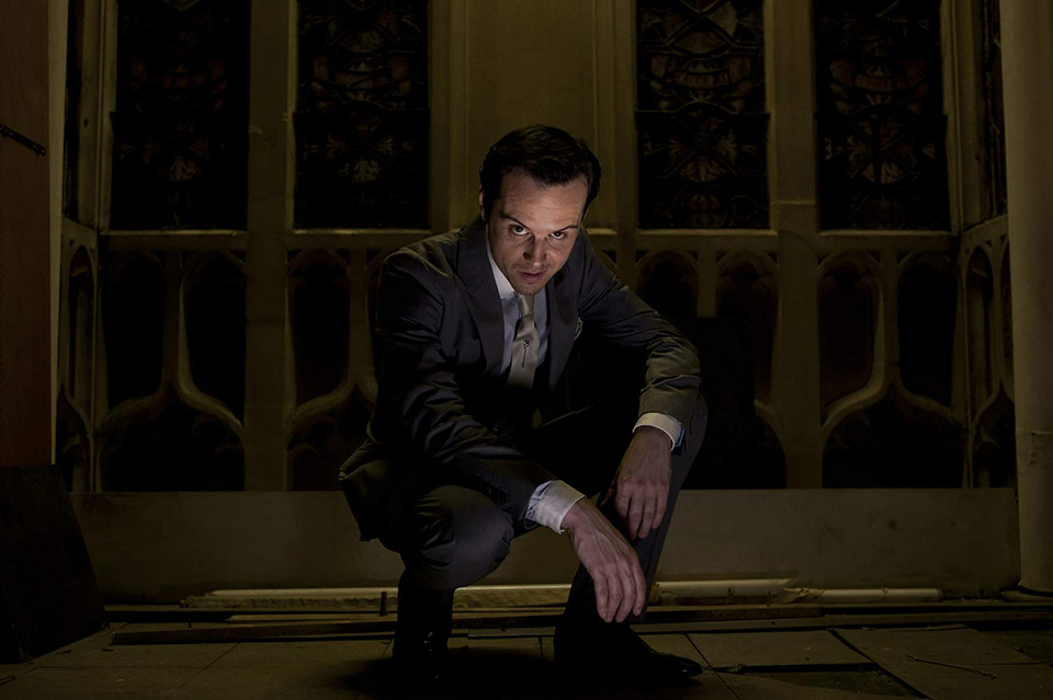 Andrew Scott jako Profesor Jim Moriarty
(serial "Sherlock")