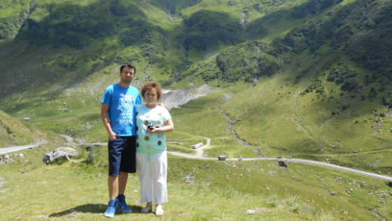 Kamil Duda z mamą Krystyną