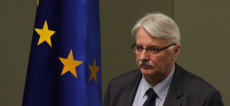 Waszczykowski w "Die Welt": UE nie powinna stać się superpaństwem