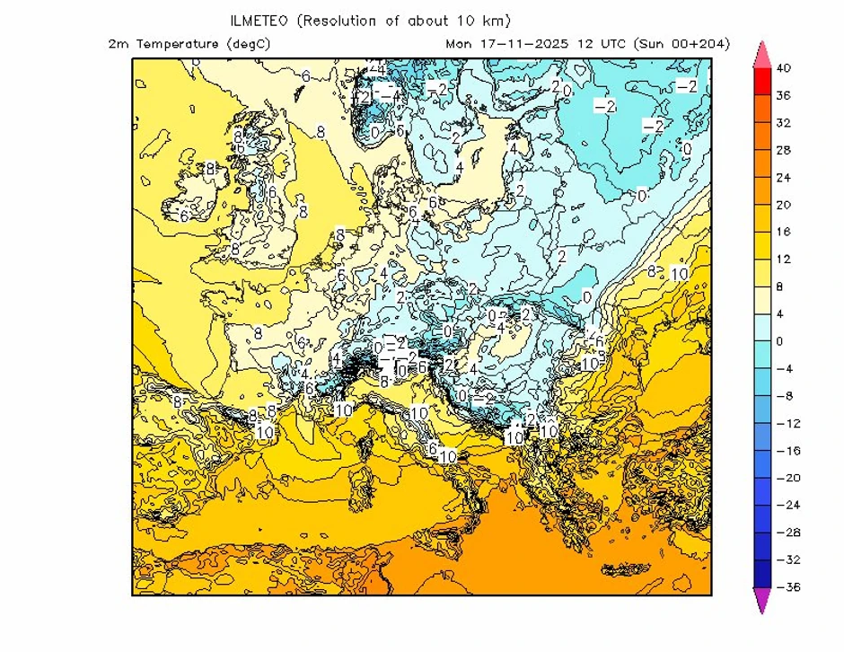 Zahlađenje već u drugoj dekadi novembra