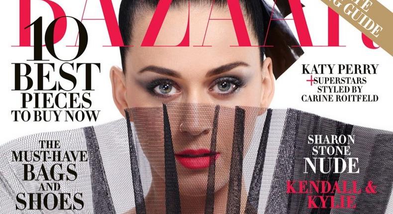 Katy Perry covers Harper's Bazaar