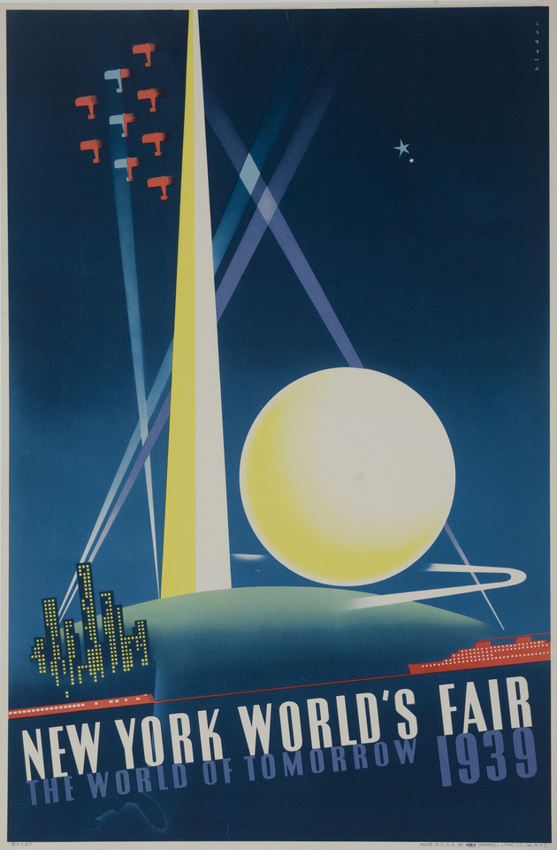 Plakat Wystawy Światowej w Nowym Jorku w 1939 roku 