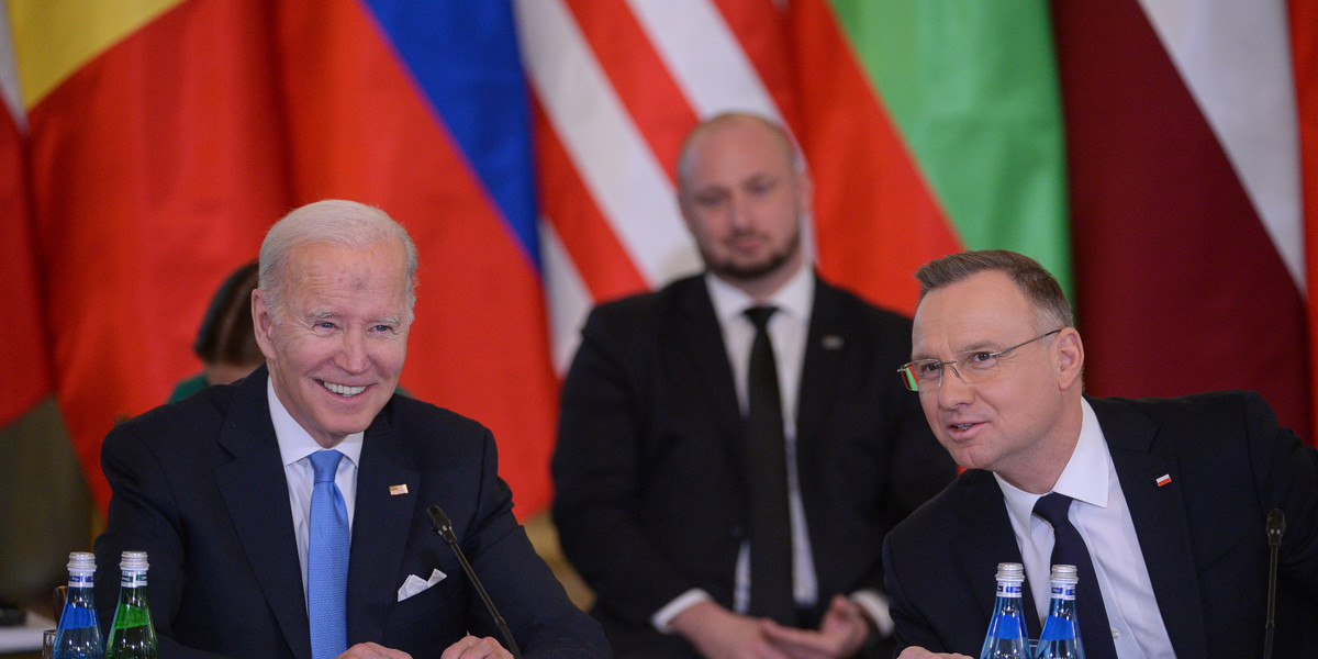 Joe Biden wziął udział w szczycie Bukaresztańskiej Dziewiątki.