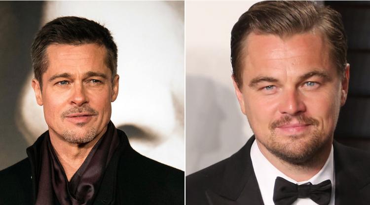 Két alfahím egy képen - Itt van DiCaprio és Pitt első közös fotója az új Tarantino filmből
