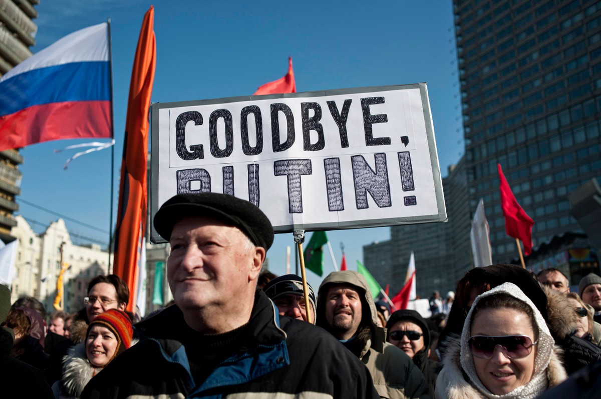 Antyputinowska demonstracja w Moskwie