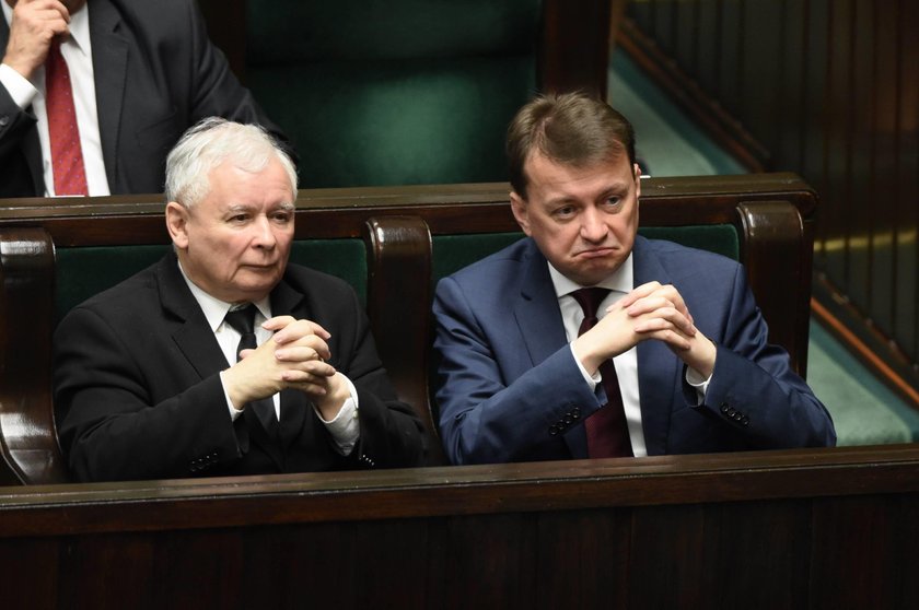 Jarosław Kaczyński i Mariusz Błaszczak