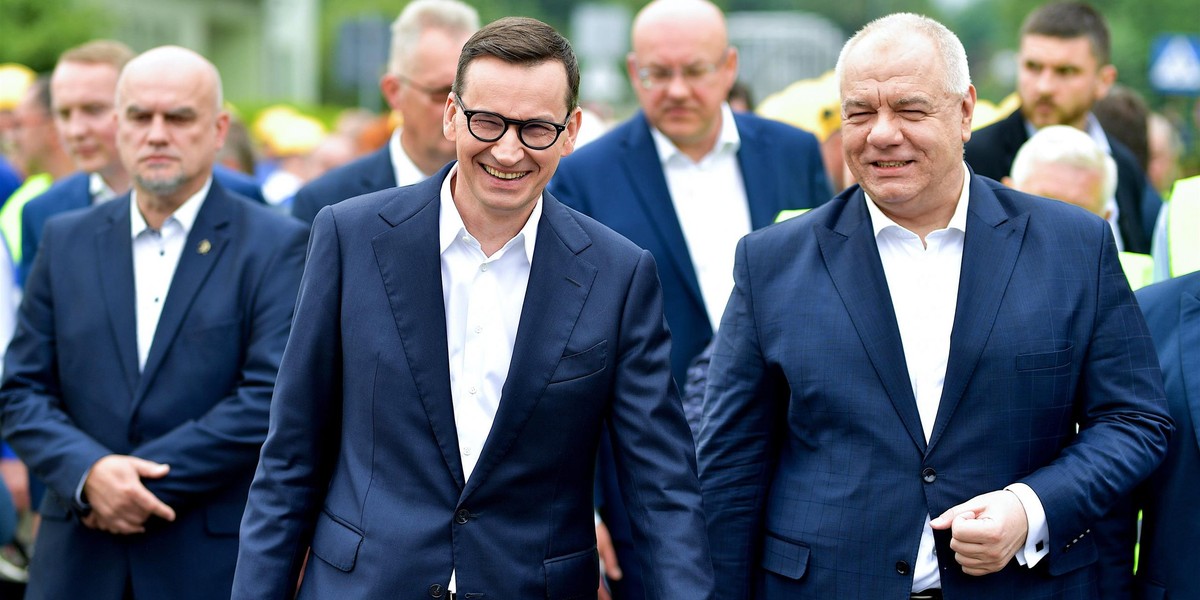 Mateusz Morawiecki i Jacek Sasin.