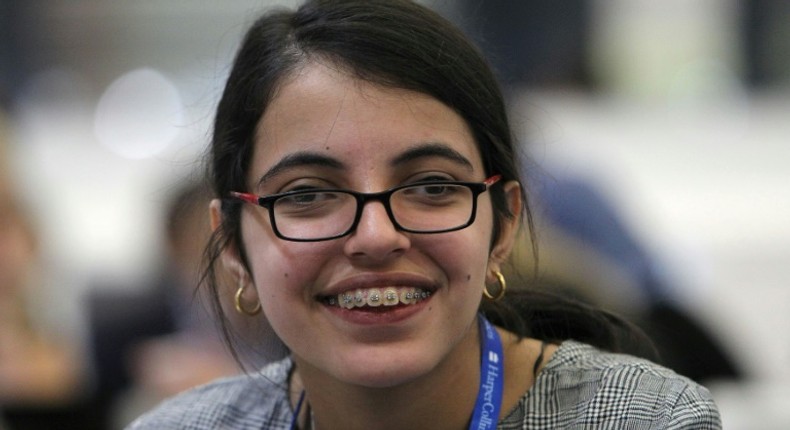 Nujeen Mustafa, pictured at the Frankfurt Book Fair in October 2016, asked the United Nations Security Council to do more to address the humanitarian needs of disabled people affected by the conflict in her homeland, Syria