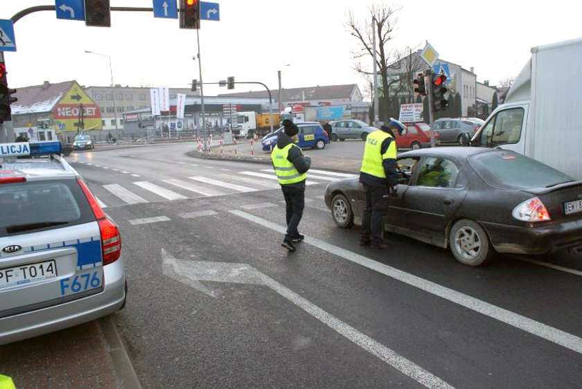 Akcja policji w WIeluniu 