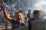 ukraina, zamieszki, kijów, parlament