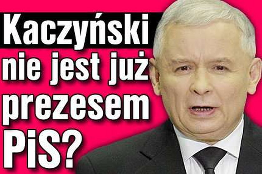 Kaczyński nie jest już prezesem PiS?