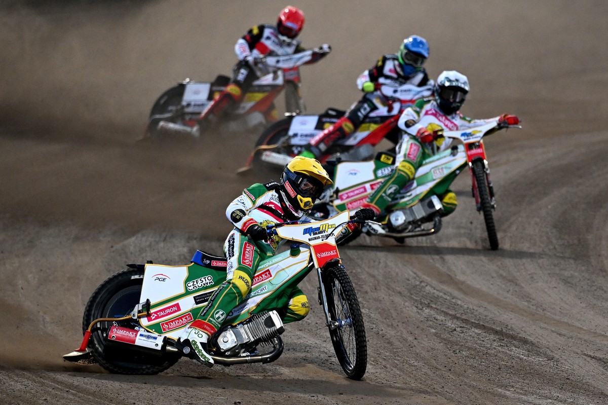 Krzysztof Kasprzak, Mateusz Świdnicki, Leon Madsen i Kacper Woryna
