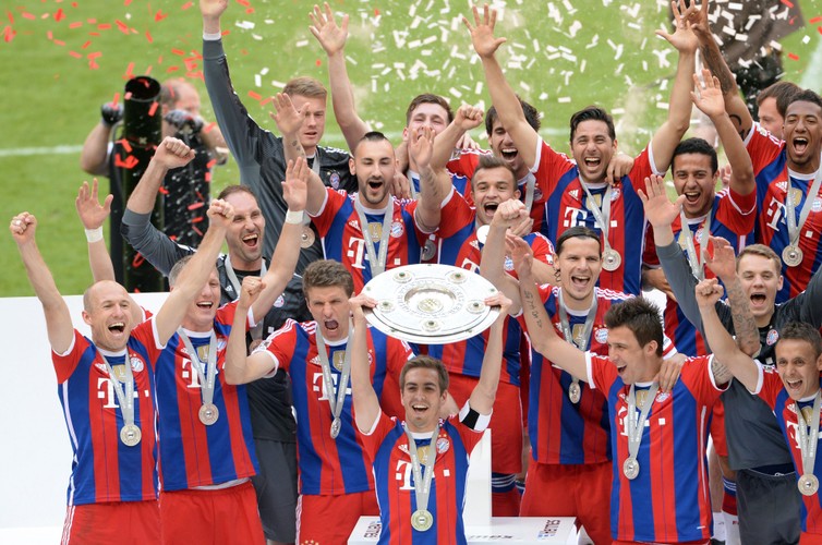 Tak piłkarze Bayernu Monachium fetowali zdobycie mistrzostwa Niemiec