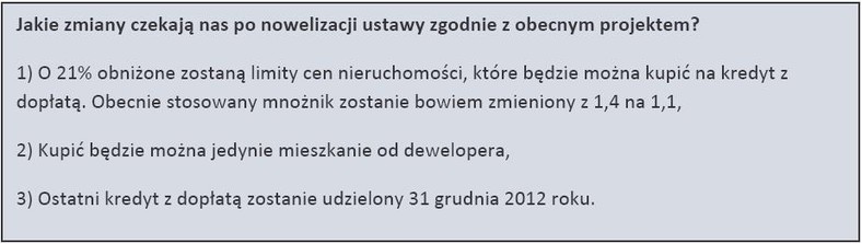 Jakie zmiany czekają nas po nowelizacji ustawy zgodnie z obecnym projektem?