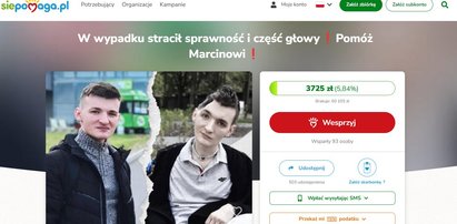 Marcin uległ koszmarnemu wypadkowi. "Wskazał na głowę, ale jedyne, co mogłam, to zapewnić go, że będzie dobrze"