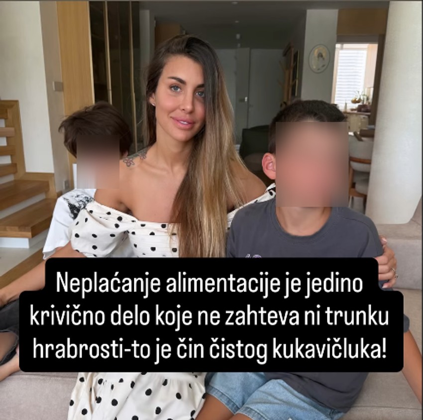Jelena Radanović sa sinovima