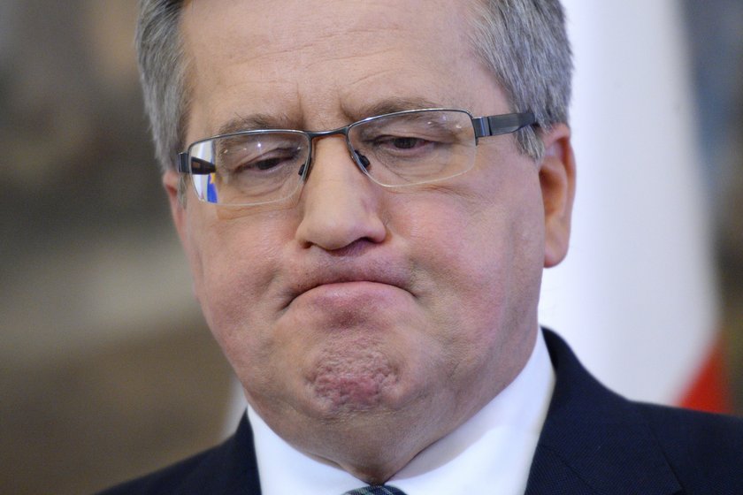 Wściekły Komorowski