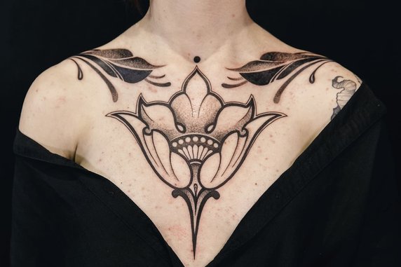 II miejsce – Etniczny Świeży – Alex, "Wolf Town Tattoo Collective", Bratysława, Słowacja 