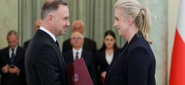 Katarzyna Sójka nową minister zdrowia. Andrzej Duda dokonał zmian w rządzie
