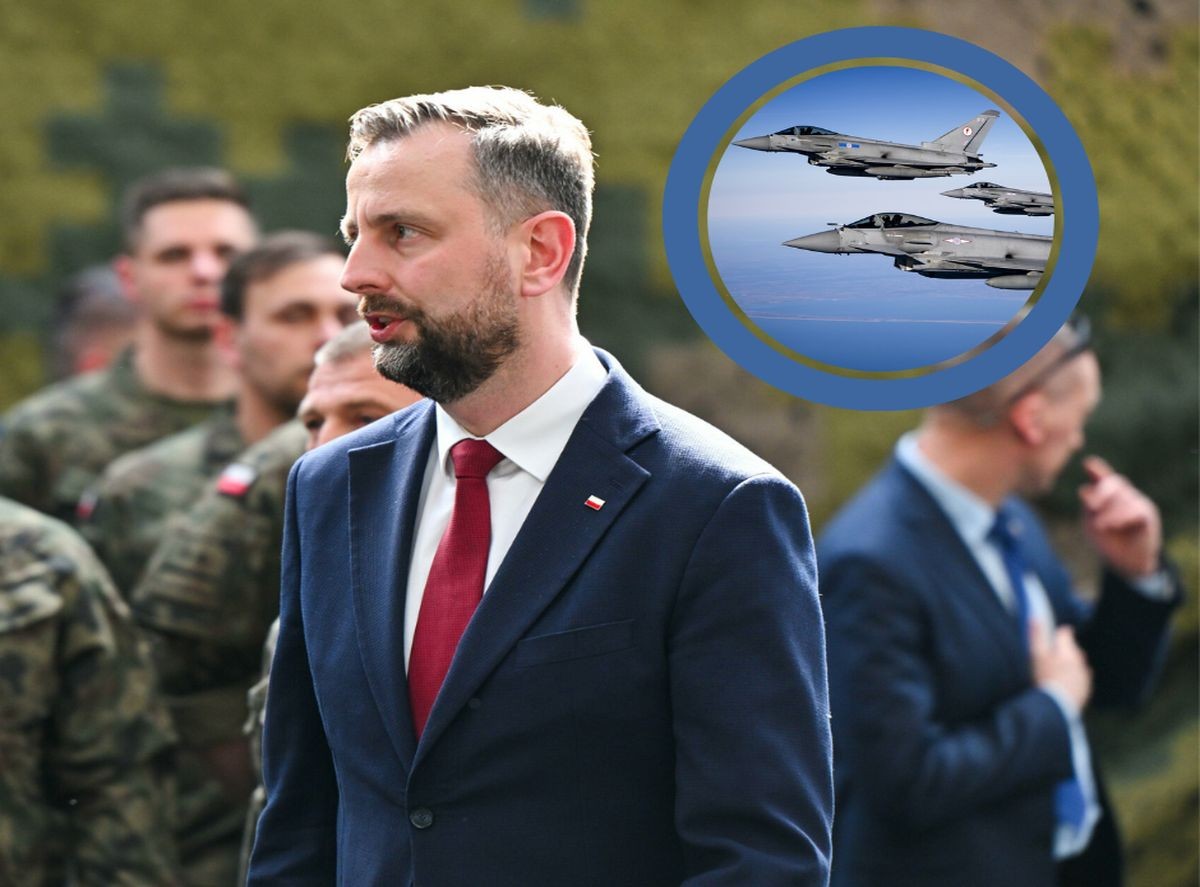 Szef MON: Brytyjskie Eurofightery poderwane z bazy w Malborku