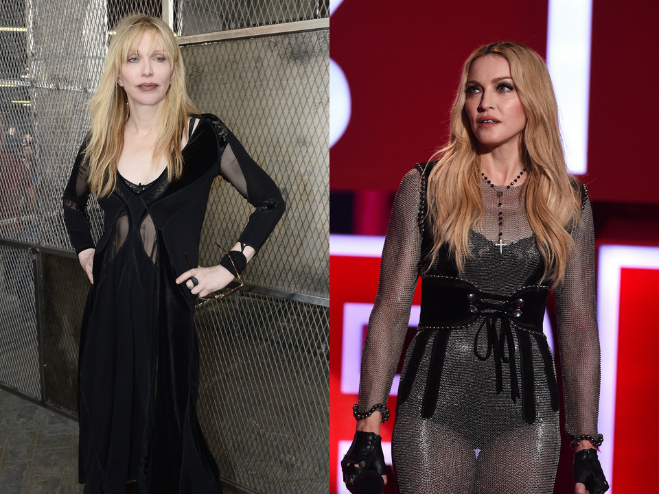 Madonna i Courtney Love