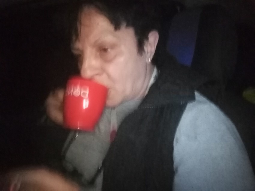 Snežana Miljković je u kolima provela dva dana i jednu noć / Foto: Ustupljena fotografija