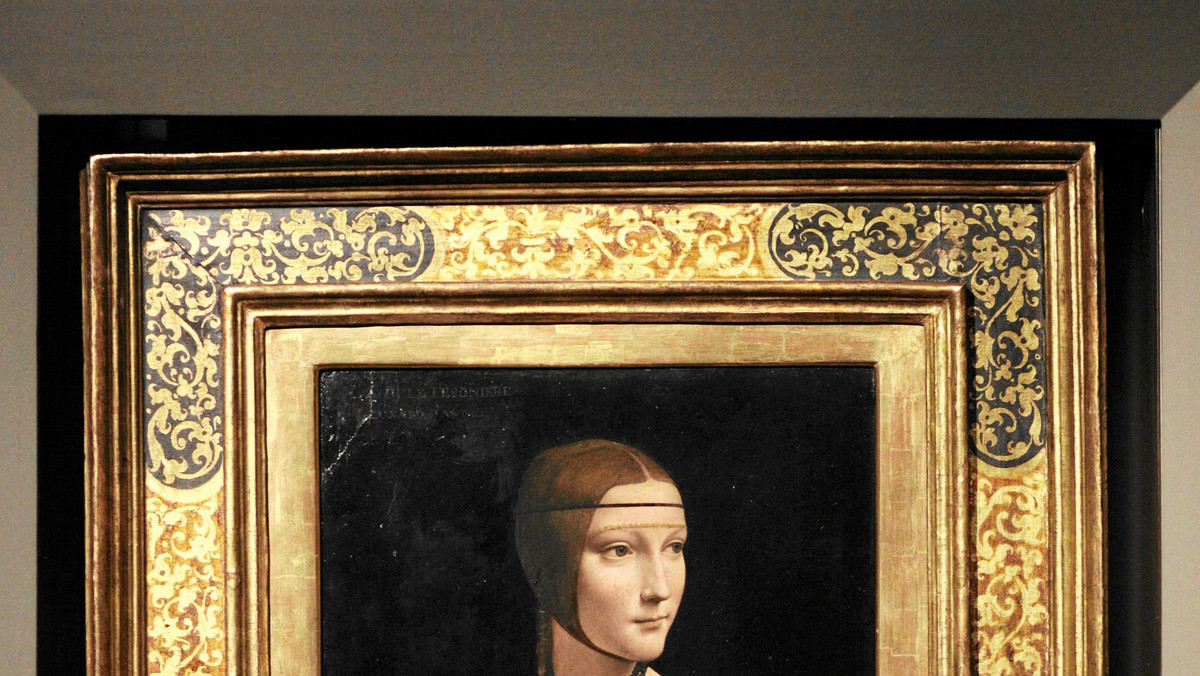 Oryginalne tło "Damy z gronostajem" jest szare, a nie - jak wcześniej sądzono - szaro-niebieskie. Obraz waży ok. 65 dekagramów - to nowe informacje o dziele Leonarda da Vinci, najcenniejszym obrazie w polskich zbiorach.