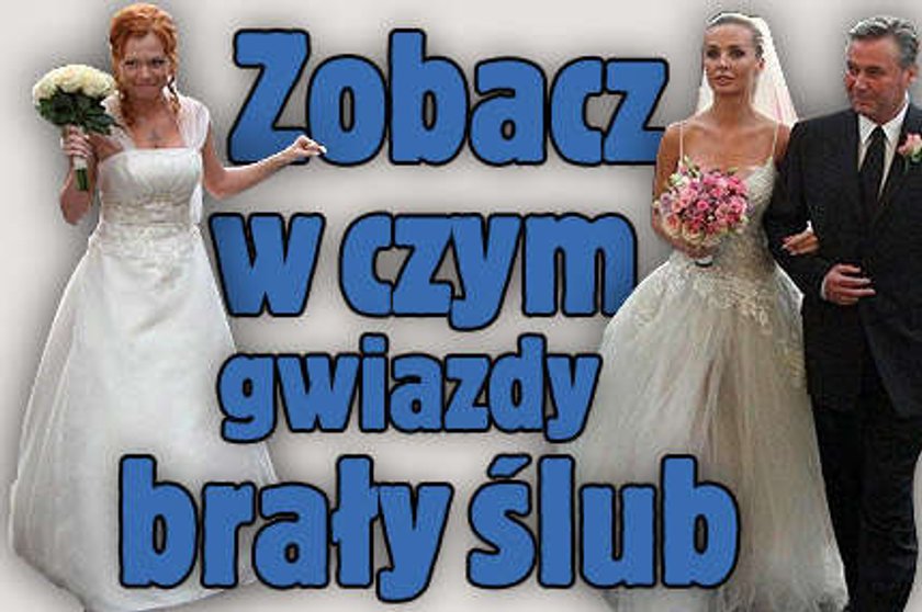 Gwiazdy w ślubnych sukniach.Galeria