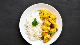 Chicken curry with rice