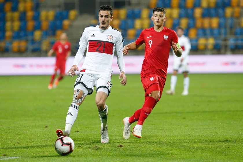 16.10.2018 POLSKA U21 - GRUZJA U 21 ELIMINACJE MISTRZOSTW EUROPY UEFA UNDER 21 PILKA NOZNA