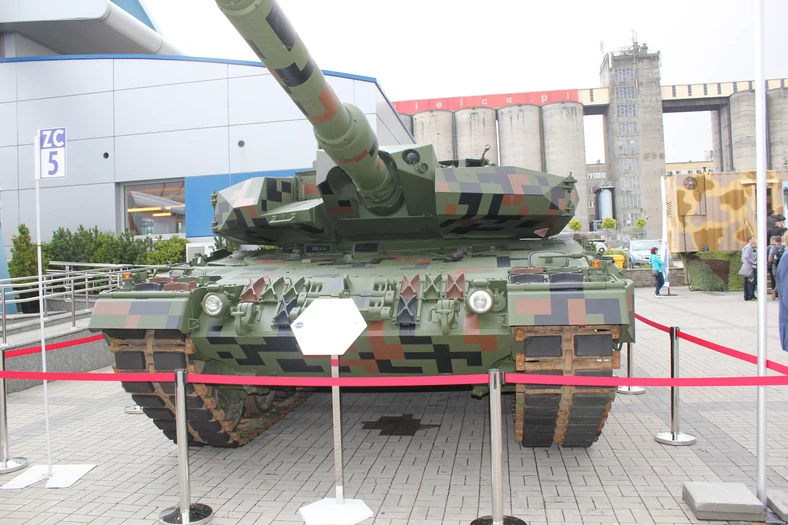 Leopard 2 PL podczas MSPO 2017 w Kielcach