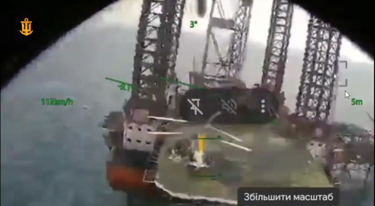 drony morski Rosja atak dronów wojna w Ukrainie