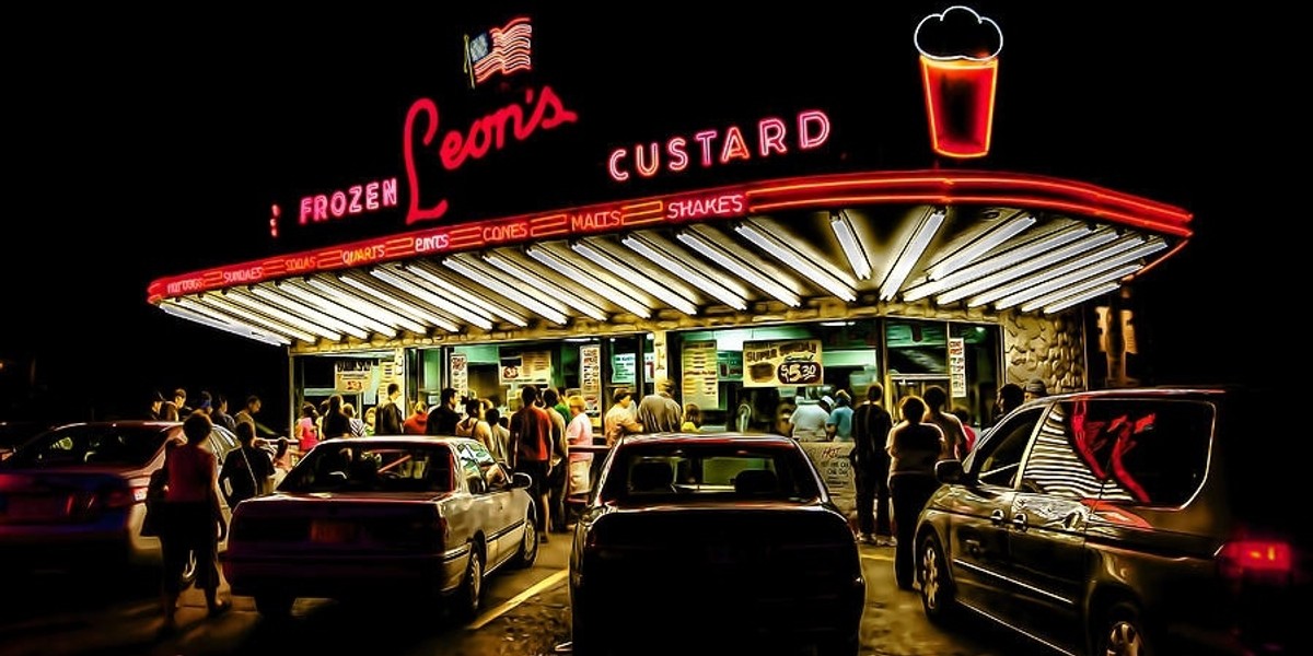 Leon's Frozen Custard w Milwaukee