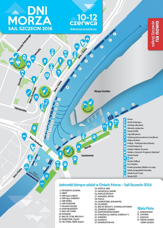Teren imprezy Dni Morza 2016