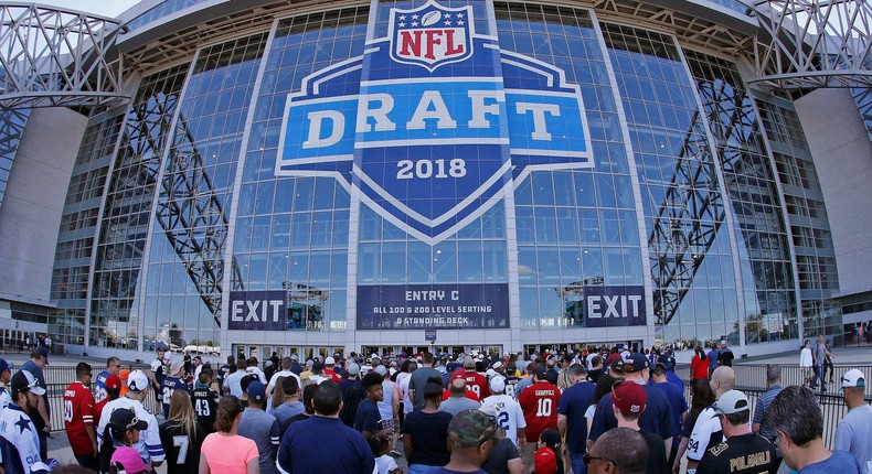 The NFL Draft at AT&T Stadium in Arlington, Texas.Fort Worth Star-Telegram/Getty Images