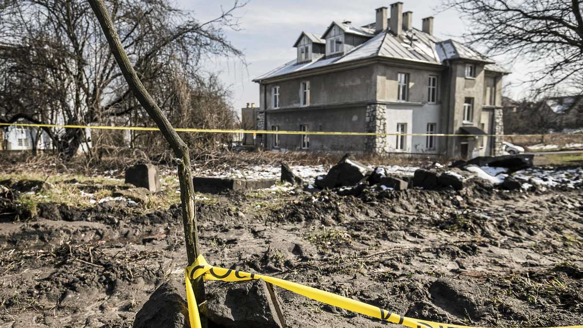 Nielegalne prace ziemne na terenie byłego Nazistowskiego Obozu Koncentracyjnego Płaszów